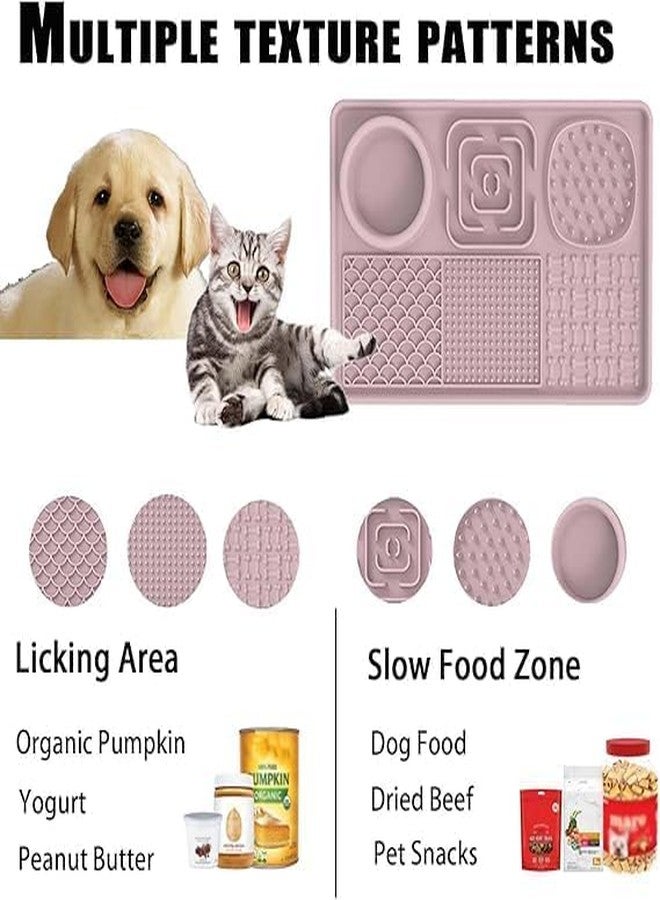 Docrok New Lick Mat for Dogs & Cats, Slow Feeder Licking Pad with Suction Cups for Food and Water, Silicon Feeding Mat Perfect for Anxiety Relief Suitable for Butter Food Yogurt Peanut - Image 5